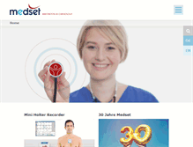 Tablet Screenshot of medset.com